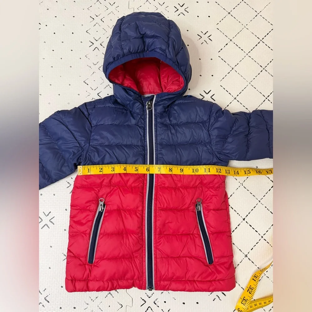 Hannah Anderson Lightweight Puffer Packable Hooded Jacket 4T 70% down‎